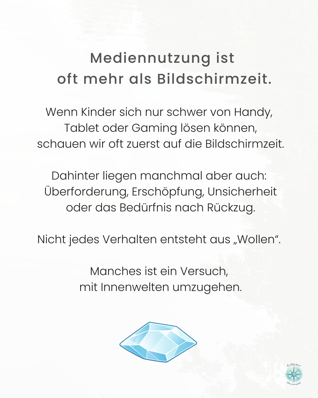 Wissenssplitter: Mediennutzung ist oft mehr als Bildschirmzeit.